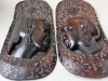 Masai-worrier-Relief-Paar-L78cm-B-34-cm-€-138000